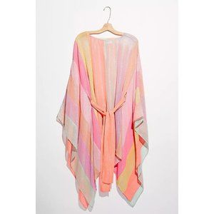 Free People Liv Rainbow Cover Up Sundress in Mix Color Size Small